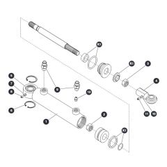 Steer Cylinder for Skyjack SJ3220 DC Scissor Lift