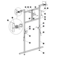 Universal Board Carrier for Skyjack SJ3220 DC Scissor Lift