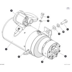 Auxiliary Pump Assembly for Skyjack SJ45 AJEplus Articulating Boom