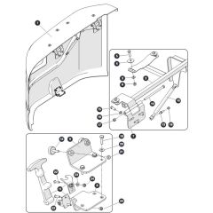 Cowling - Controls Side Assembly for Skyjack SJ45 AJEplus Articulating Boom