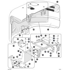 Cowling - Engine Side Assembly for Skyjack SJ45 AJEplus Articulating Boom