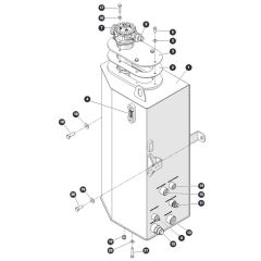 Hydraulic Tank Assembly for Skyjack SJ45 AJEplus Articulating Boom