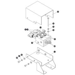 Jib Manifold Assembly for Skyjack SJ45 AJEplus Articulating Boom