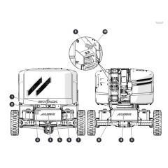 Labels - Front and Back  for Skyjack SJ45 AJEplus Articulating Boom