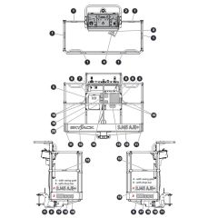 Labels - Platform  for Skyjack SJ45 AJEplus Articulating Boom