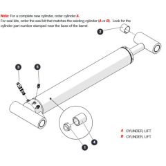 Lift Cylinder Assembly for Skyjack SJ45 AJEplus Articulating Boom