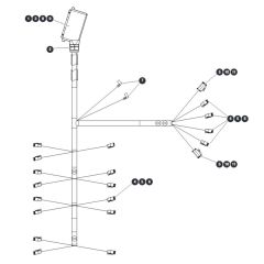 Main Harness Assembly for Skyjack SJ45 AJEplus Articulating Boom