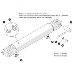 Master Cylinder Assembly for Skyjack SJ45 AJEplus Articulating Boom
