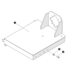 Motor Tray Assembly for Skyjack SJ45 AJEplus Articulating Boom