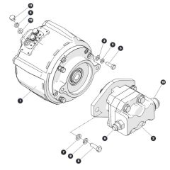 Pump and Motor Assembly for Skyjack SJ45 AJEplus Articulating Boom