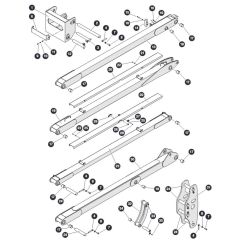 Riser Assembly for Skyjack SJ45 AJEplus Articulating Boom
