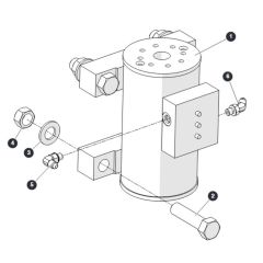 Rotary Actuator Assembly for Skyjack SJ45 AJEplus Articulating Boom