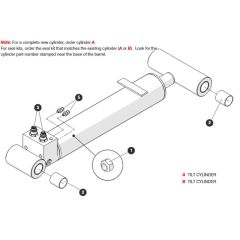 Tilt Cylinder Assembly for Skyjack SJ45 AJEplus Articulating Boom