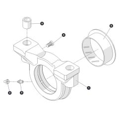 Trunnion Assembly for Skyjack SJ45 AJEplus Articulating Boom