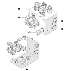 Axle Manifold for Skyjack SJ45 AJHEplus Articulating Boom