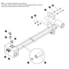 Extension Cylinder for Skyjack SJ45 AJHEplus Articulating Boom