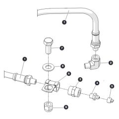 Grease Line for Skyjack SJ45 AJHEplus Articulating Boom