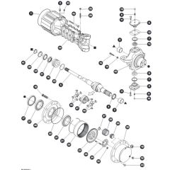 Hub Reduction - Front Axle for Skyjack SJ45 AJHEplus Articulating Boom