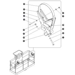 Pipe Rack for Skyjack SJ45 AJHEplus Articulating Boom