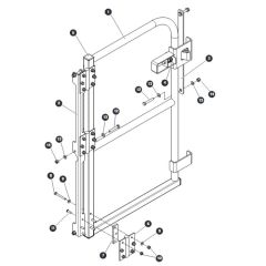 Platform Mesh - AS for Skyjack SJ45 AJHEplus Articulating Boom