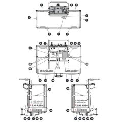 Labels - Platform for Skyjack SJ45 AJHEplus Articulating Boom