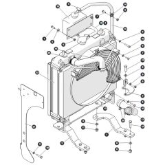 Radiator for Skyjack SJ45 AJHEplus Articulating Boom