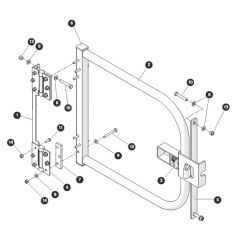Swing Gate for Skyjack SJ45 AJHEplus Articulating Boom