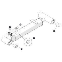 Tilt Cylinder for Skyjack SJ45 AJHEplus Articulating Boom