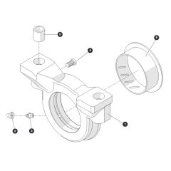 Trunnion for Skyjack SJ45 AJHEplus Articulating Boom
