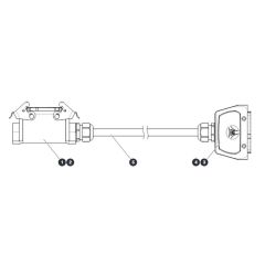 Control Cable - Base to Platform for Skyjack SJ4720 DC Scissor Lift
