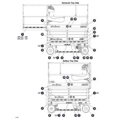 Labels - Side for Skyjack SJ4720 DC Scissor Lift