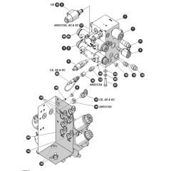 Main Manifold for Skyjack SJ4720 DC Scissor Lift