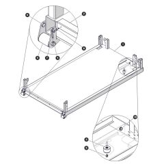 Main Platform for Skyjack SJ4720 DC Scissor Lift