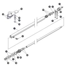 Powerdeck Cylinder for Skyjack SJ4720 DC Scissor Lift