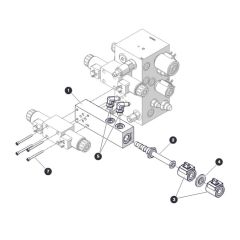 Powerdeck Manifold (Option) for Skyjack SJ4720 DC Scissor Lift