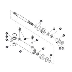 Steer Cylinder for Skyjack SJ4720 DC Scissor Lift