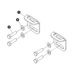 Tray Locking Plates for Skyjack SJ4720 DC Scissor Lift
