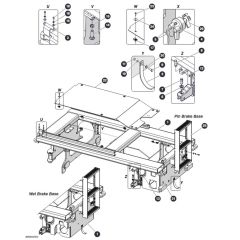 Base for Skyjack SJ4726 DC Scissor Lift