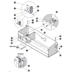 Battery Tray for Skyjack SJ4726 DC Scissor Lift