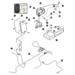 Elevate Telematics Keypad & BMS for Skyjack SJ4726 DC Scissor Lift