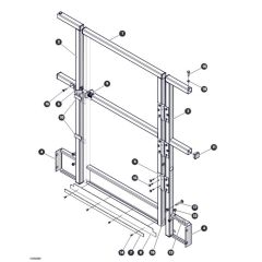 Full Rear Gate - Aircraft Option for Skyjack SJ4726 DC Scissor Lift