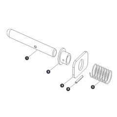 Gate Latch for Skyjack SJ4726 DC Scissor Lift