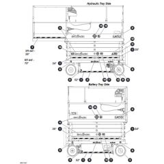 Labels - Sides for Skyjack SJ4726 DC Scissor Lift