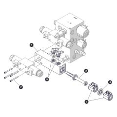 Powerdeck Manifold (Option) for Skyjack SJ4726 DC Scissor Lift