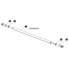 Tie Rod for Skyjack SJ4726 DC Scissor Lift