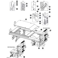 Base for Skyjack SJ4732 DC Scissor Lift