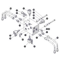 Drive Manifold ANSI/CSA for Skyjack SJ4732 DC Scissor Lift