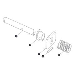Gate Latch for Skyjack SJ4732 DC Scissor Lift