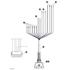 Platform Control Cable for Skyjack SJ4732 DC Scissor Lift