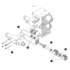 Powerdeck Manifold (Option) for Skyjack SJ4732 DC Scissor Lift